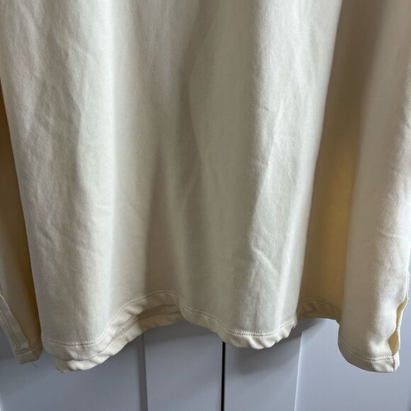 Umgee Gauze Puff Sleeve Knit Short Sleeve Ivory‎ small - Picture 3 of 7